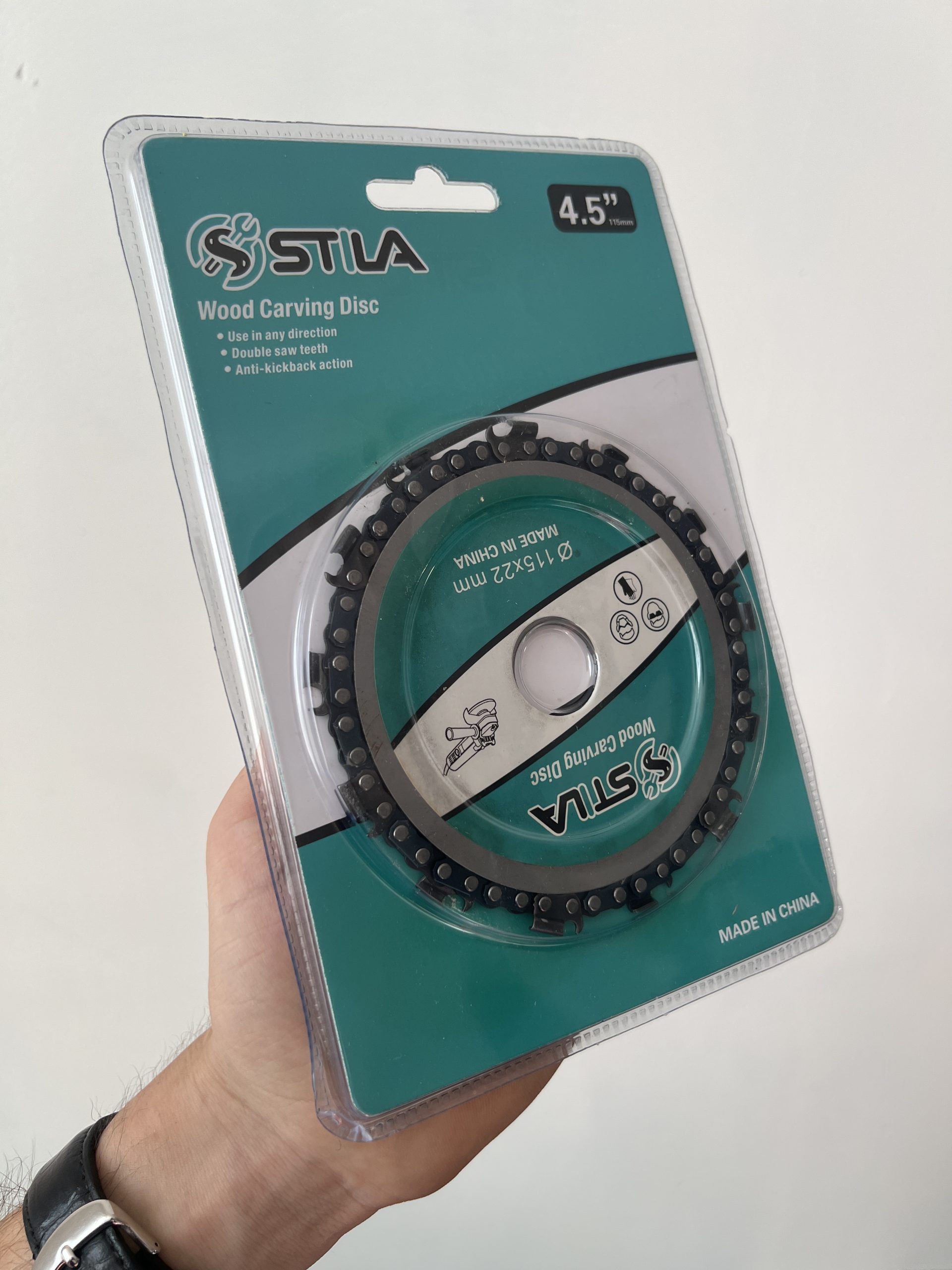 صفحه تیغ زنجیری مینی فرز سایز 115 میلیمتر ( چوب بر زنجیری ) استیلا STILA مدل 11500